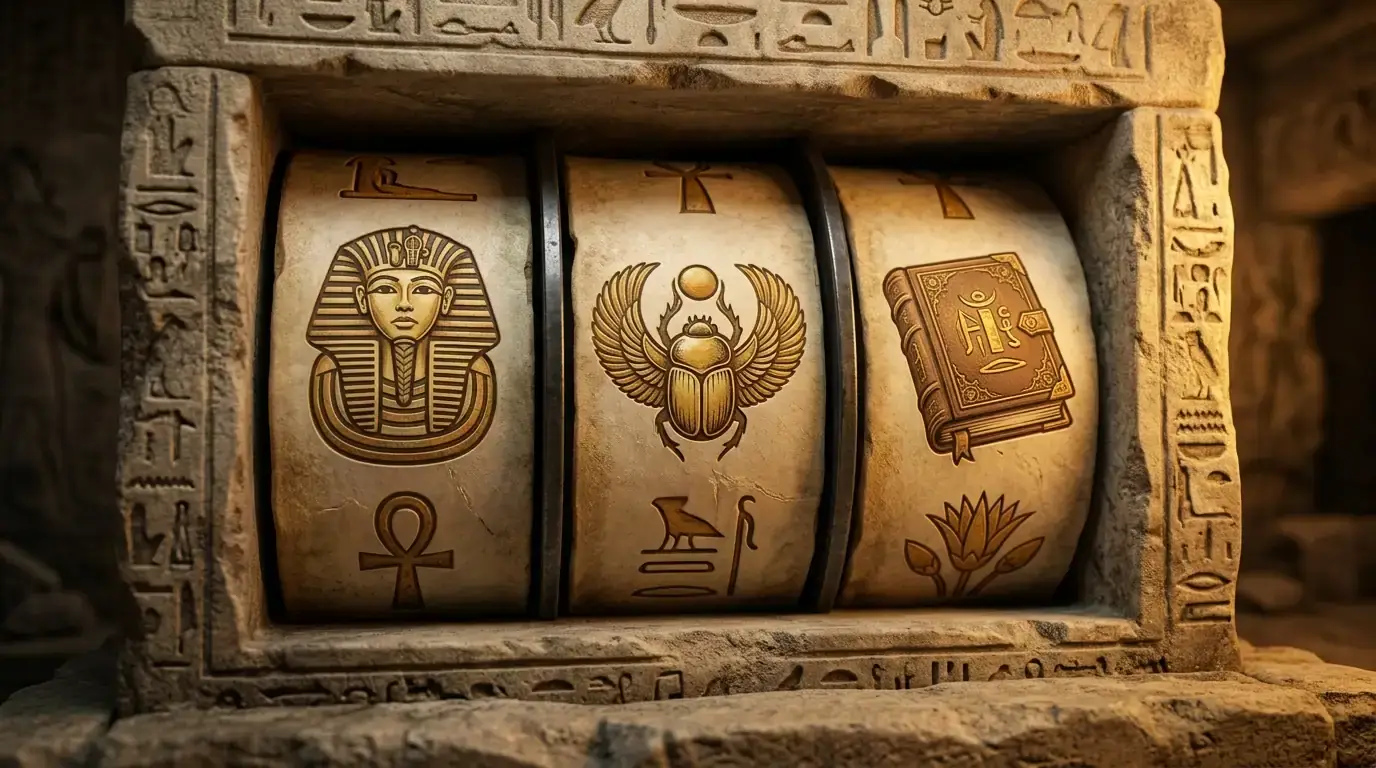 Ägyptische Walzensymbole als Motiv verwandter Automatenspiele