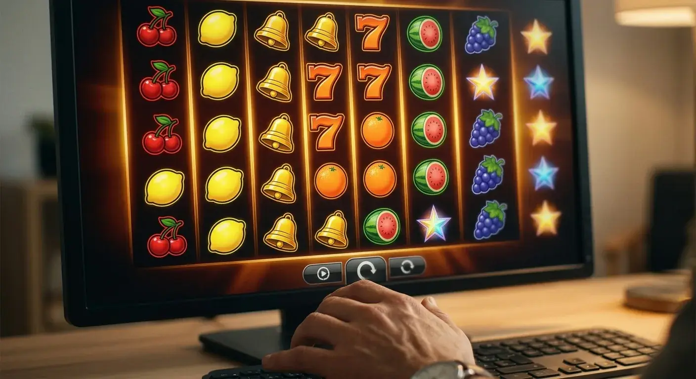 Auswahl klassischer Merkur-Spielautomaten-Symbole auf einem Bildschirm
