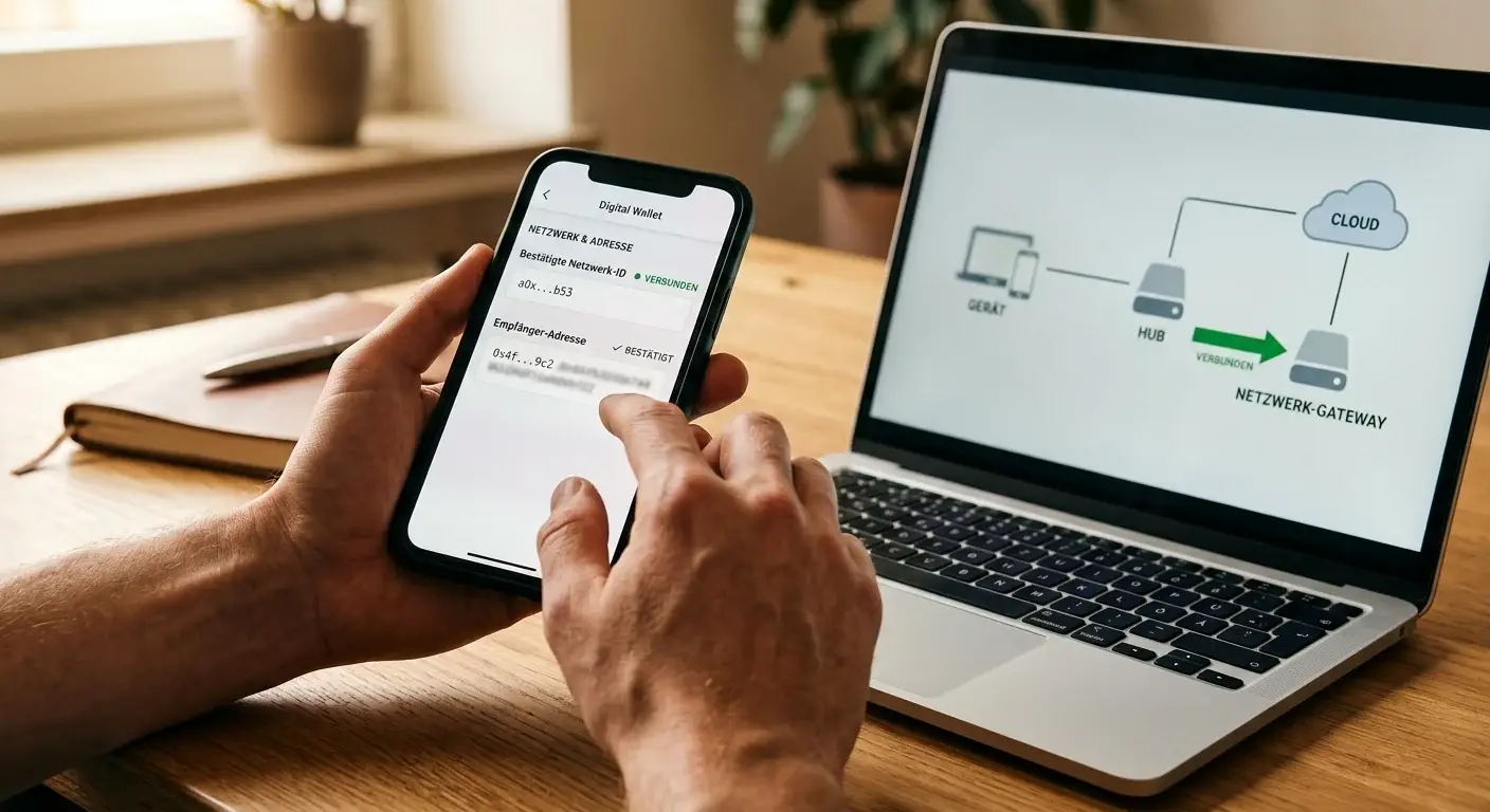 ETH-Wallet mit geprüftem Ethereum-Netzwerk für Casino-Einzahlung