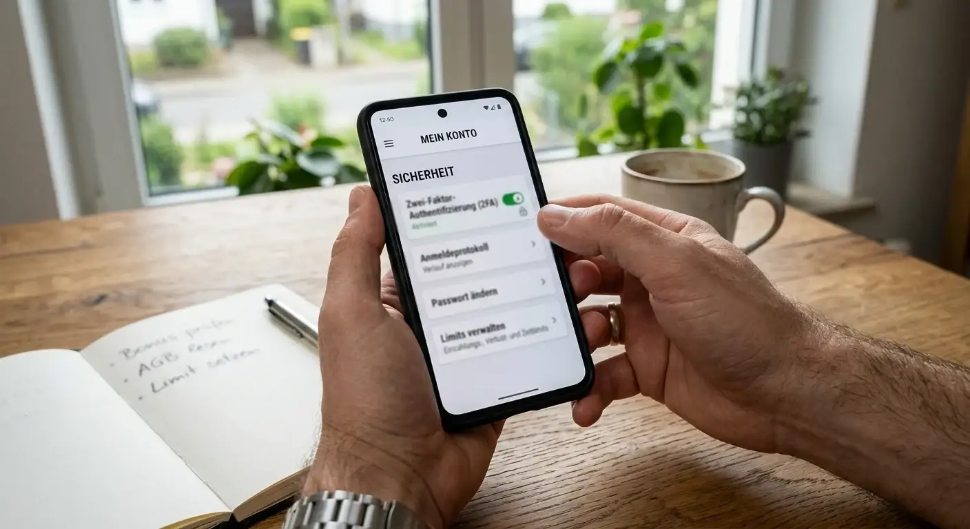 Sicheres mobiles Casino-Konto mit Bonusprüfung