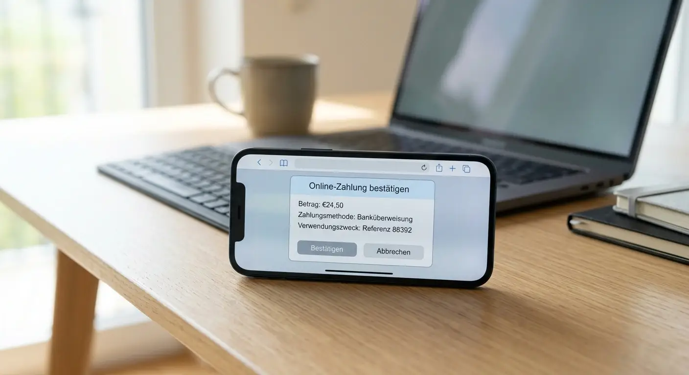 Mobiles deutsches Casino ohne erkennbare Marke auf einem Smartphone