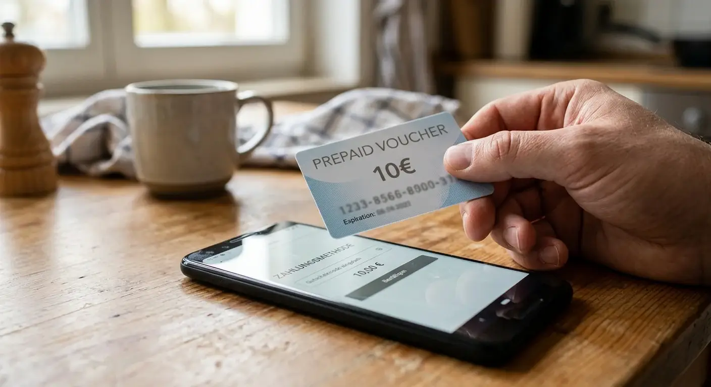 Paysafecard als Prepaid-Voucher zum Einzahlen im Casino ohne Bankkonto